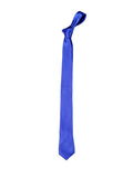 Blacksmith Cobalt Blue Satin Tie For Men