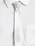 Blacksmith White Satin Tie For Men