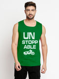 Blacksmith Unstoppable Cotton Printed Sando For Men - Gym Sando For Men.