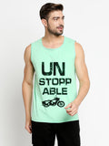 Blacksmith Unstoppable Cotton Printed Sando For Men - Gym Sando For Men.