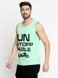 Blacksmith Unstoppable Cotton Printed Sando For Men - Gym Sando For Men.