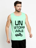 Blacksmith Unstoppable Cotton Printed Sando For Men - Gym Sando For Men.