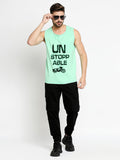 Blacksmith Unstoppable Cotton Printed Sando For Men - Gym Sando For Men.