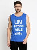 Blacksmith Unstoppable Cotton Printed Sando For Men - Gym Sando For Men.