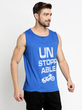 Blacksmith Unstoppable Cotton Printed Sando For Men - Gym Sando For Men.