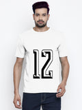 Blacksmith Number 12 Round Neck Printed T-shirt for Men - Tshirt for Men.