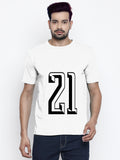 Blacksmith Number 21 Round Neck Printed T-shirt for Men - Tshirt for Men.