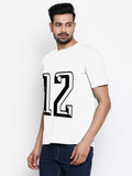 Blacksmith Number 12 Round Neck Printed T-shirt for Men - Tshirt for Men.