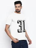 Blacksmith | Blacksmith Fashion | Blacksmith White Number 31 Round Neck Printed T-shirt