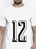 Blacksmith Number 12 Round Neck Printed T-shirt for Men - Tshirt for Men.