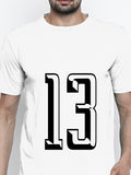 Blacksmith Number 13 Round Neck Printed T-shirt for Men - Tshirt for Men.