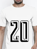 Blacksmith Number 20 Round Neck Printed T-shirt for Men - Tshirt for Men.