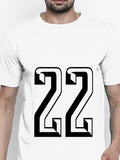 Blacksmith Number 22 Round Neck Printed T-shirt for Men - Tshirt for Men.