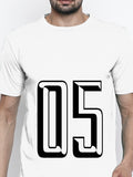 Blacksmith Number 05 Round Neck Printed T-shirt for Men - Tshirt for Men.