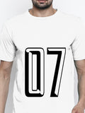 Blacksmith Number 07 Round Neck Printed T-shirt for Men - Tshirt for Men.