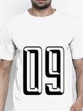 Blacksmith Number 09 Round Neck Printed T-shirt for Men - Tshirt for Men.