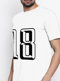 Blacksmith Number 18 Round Neck Printed T-shirt for Men - Tshirt for Men.