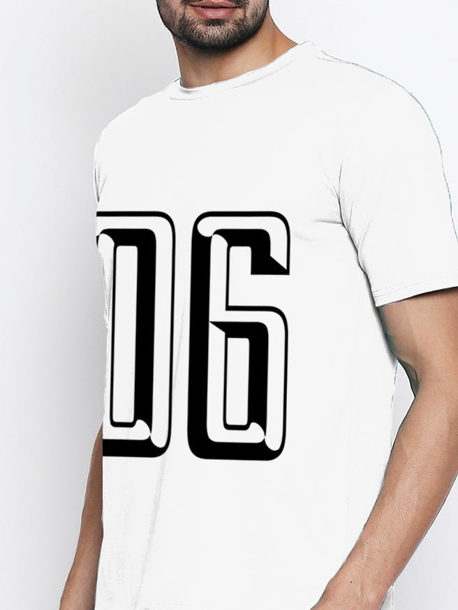 Blacksmith Number 06 Round Neck Printed T-shirt for Men - Tshirt for Men.