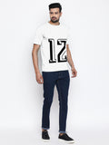 Blacksmith Number 12 Round Neck Printed T-shirt for Men - Tshirt for Men.