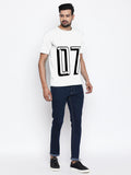 Blacksmith Number 07 Round Neck Printed T-shirt for Men - Tshirt for Men.