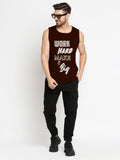 Blacksmith Work Hard Make It Big Cotton Printed Sando For Men - Gym Sando For Men.