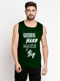 Blacksmith Work Hard Make It Big Cotton Printed Sando For Men - Gym Sando For Men.