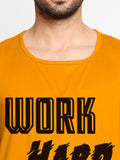 Blacksmith Work Hard Make It Big Cotton Printed Sando For Men - Gym Sando For Men.