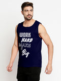 Blacksmith Work Hard Make It Big Cotton Printed Sando For Men - Gym Sando For Men.