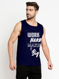 Blacksmith Work Hard Make It Big Cotton Printed Sando For Men - Gym Sando For Men.