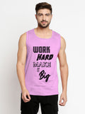 Blacksmith Work Hard Make It Big Cotton Printed Sando For Men - Gym Sando For Men.