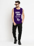 Blacksmith Work Hard Make It Big Cotton Printed Sando For Men - Gym Sando For Men.