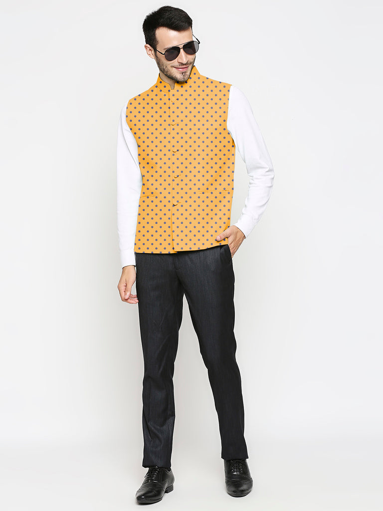 Buy TheThreads Solid Modi Jacket for Men Stylish Latest With Welt Pockets |  koti for men | Men's Cotton Blend Sleeveless Jacket | Nehru Jacket for Men  stylish latest | Bandhgala Nehru