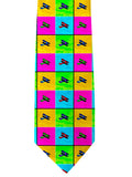 Blacksmith Pop Art Aeroplane Printed Tie for Men - Fashion Accessories for Blazer , Tuxedo or Coat