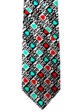 Blacksmith I Love Me White Printed Tie for Men - Fashion Accessories for Blazer , Tuxedo or Coat