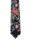 Blacksmith Purple Rose Printed Tie for Men