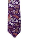 Blacksmith Purple Gen Printed Tie for Men