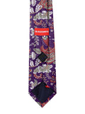 Blacksmith Purple Gen Printed Tie for Men