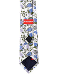 Blacksmith White Blue And Grey Printed Tie for Men