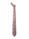 Blacksmith Tomato Paisley Printed Tie for Men