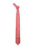 Blacksmith Red and White Houndstooth Printed Tie for Men - Fashion Accessories for Blazer , Tuxedo or Coat