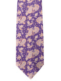 Blacksmith Purple Printed Tie for Men