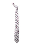 Blacksmith White Anchor Trance Printed Tie for Men - Fashion Accessories for Blazer , Tuxedo or Coat