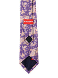 Blacksmith Purple Printed Tie for Men