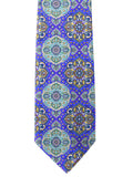 Blacksmith Blue Printed Tie for Men