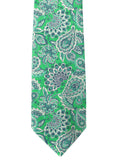 Blacksmith Mint With White Printed Tie for Men