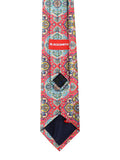 Blacksmith Tomato Paisley Printed Tie for Men