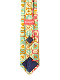 Blacksmith Cream Aromatic Breakfast Printed Tie for Men - Fashion Accessories for Blazer , Tuxedo or Coat