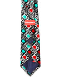 Blacksmith I Love Me White Printed Tie for Men - Fashion Accessories for Blazer , Tuxedo or Coat