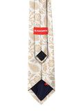 Blacksmith White And Beige Printed Tie for Men