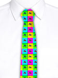 Blacksmith Pop Art Aeroplane Printed Tie for Men - Fashion Accessories for Blazer , Tuxedo or Coat